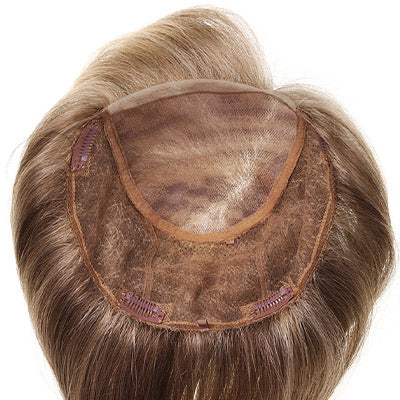 Défoncer les cheveux | Postiche haut de la tête | cheveux humains | Grenade Longue RH