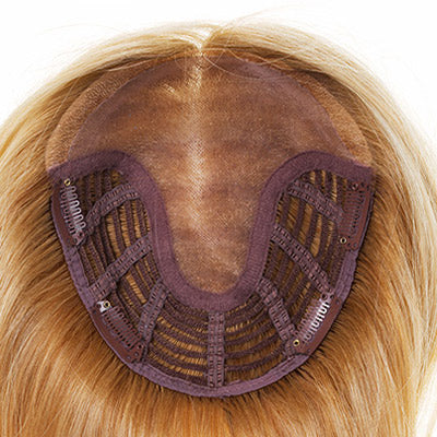 Défoncer les cheveux | Postiche haut de la tête | cheveux humains | Grenade Longue RH