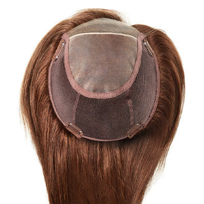 Défoncer les cheveux | Postiche haut de la tête | cheveux humains | Grenade Longue RH