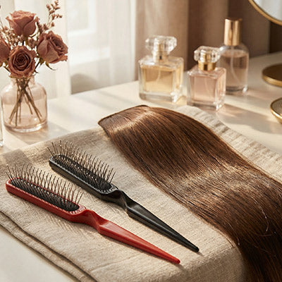 Brosse à perruque étroite