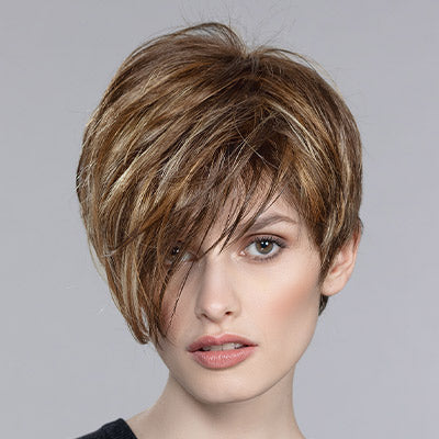 Ellen Will | Perruque de cheveux synthétiques | Partie mono disque