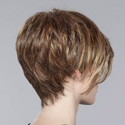 Ellen Will | Perruque de cheveux synthétiques | Partie mono disque